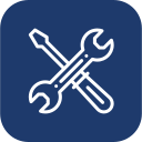 Handyman tools icon — general repair services